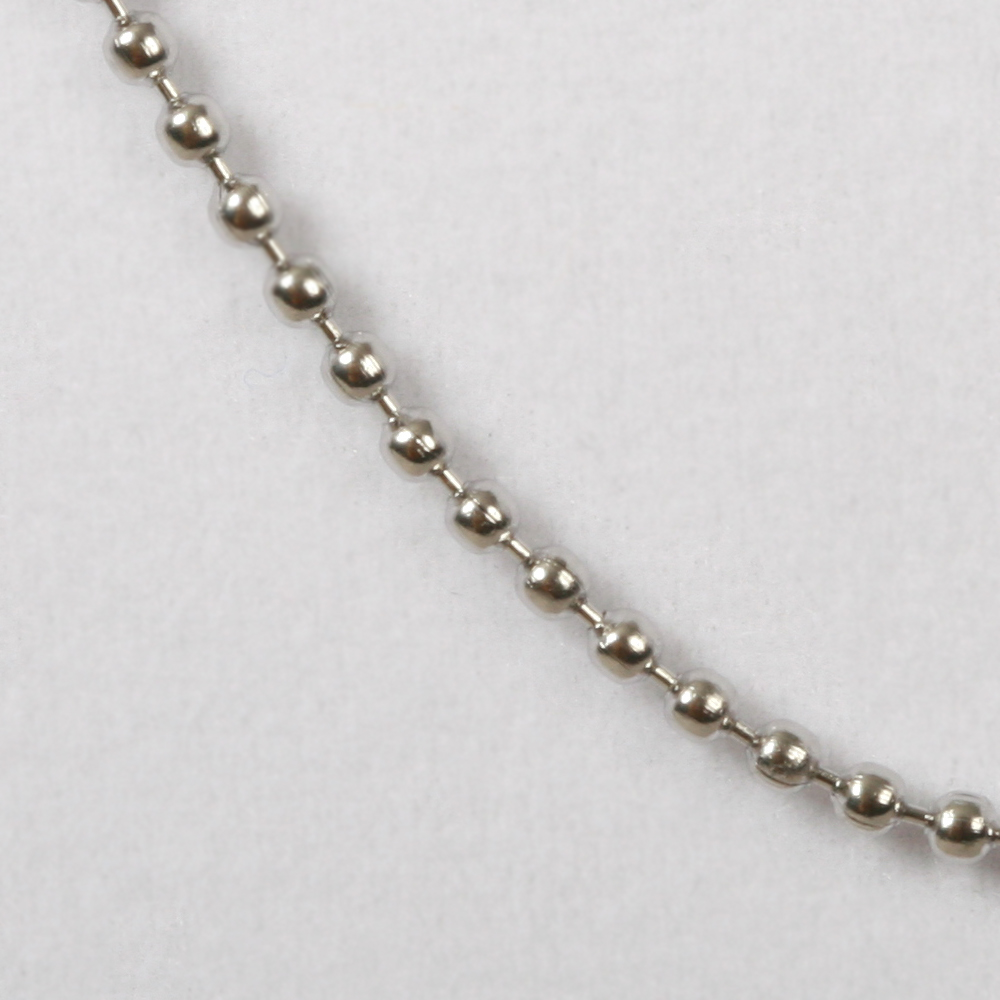 3.0mm Stainless Steel Bead Ball Necklace – Universal Medical Data