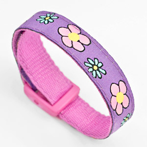 Flower Strap Polyester and Nylon Wrist Band.