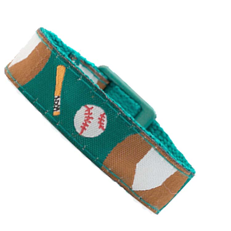 Baseball Pattern Polyester and Nylon Wrist Band