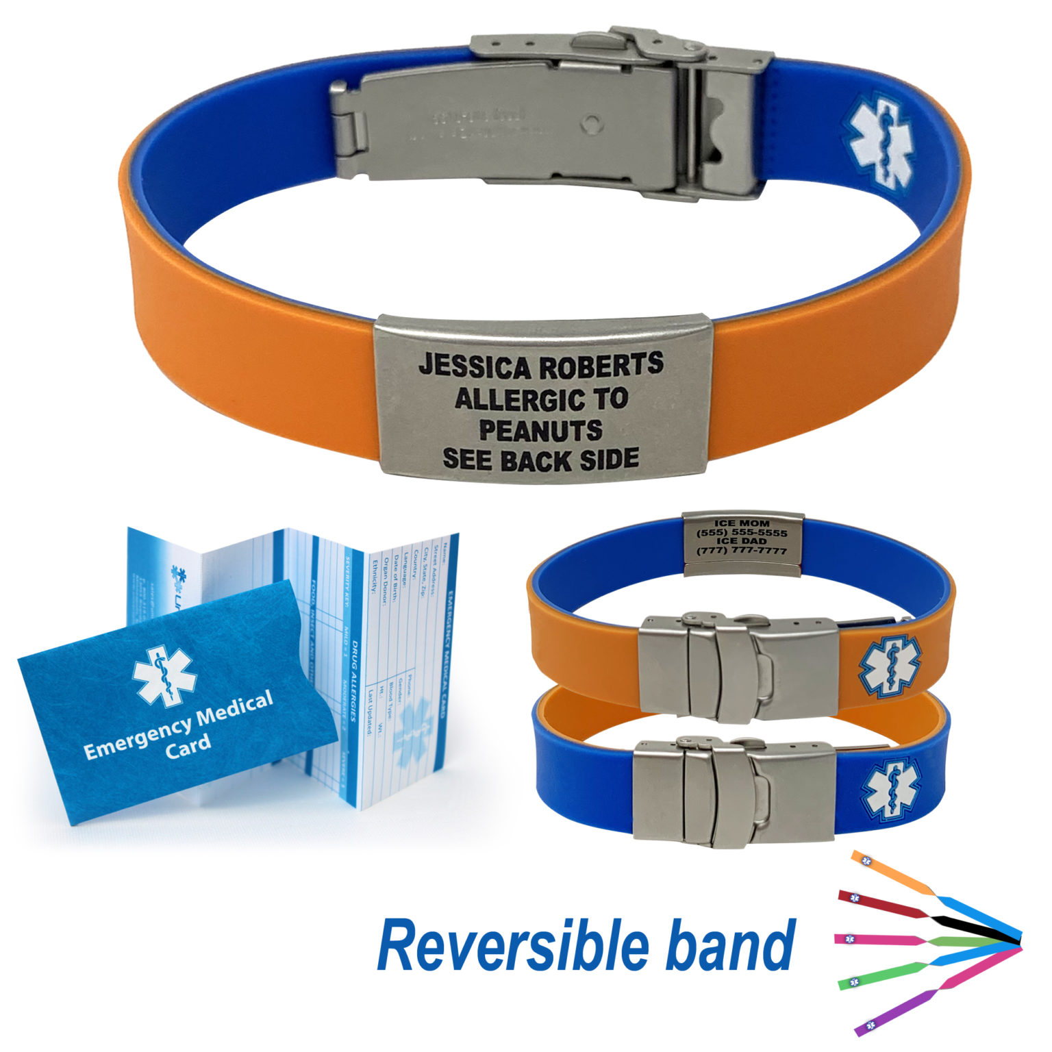 Engraved Medical ID Bracelets – Universal Medical Data