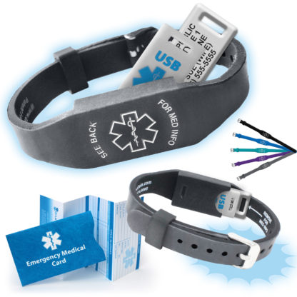 Elite II USB Plus Medical Alert Bracelet