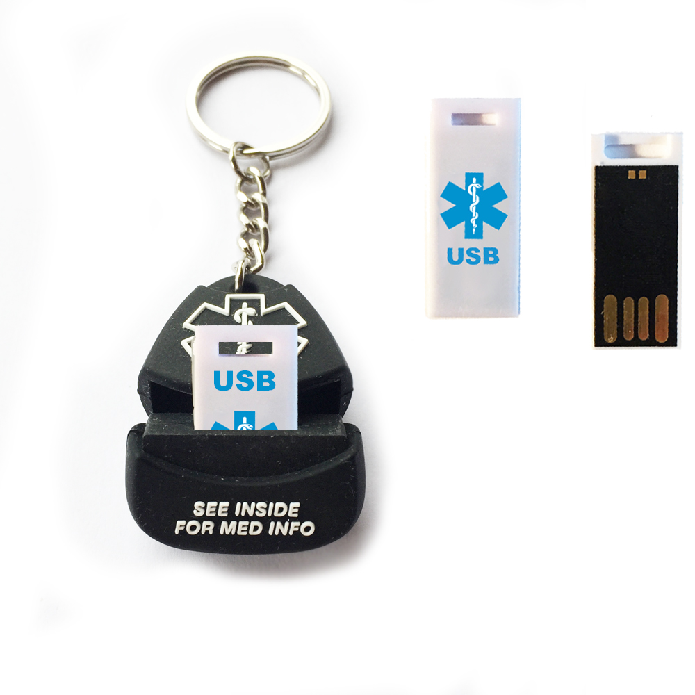 Hiker's Companion, Includes Backpack Tag with USB KeyChain KeyRing
