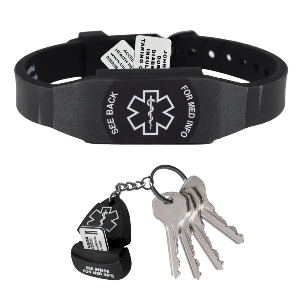 Engraved Medical ID Bracelets Universal Medical Data