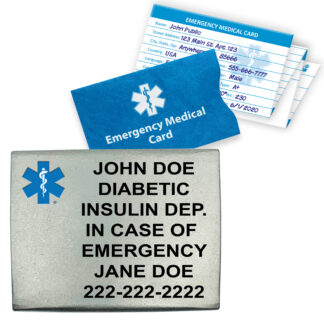 Medical Alert ID Plate