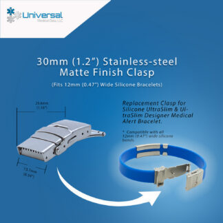 UltraSlim Medical Alert Bracelet Replacement Clasp